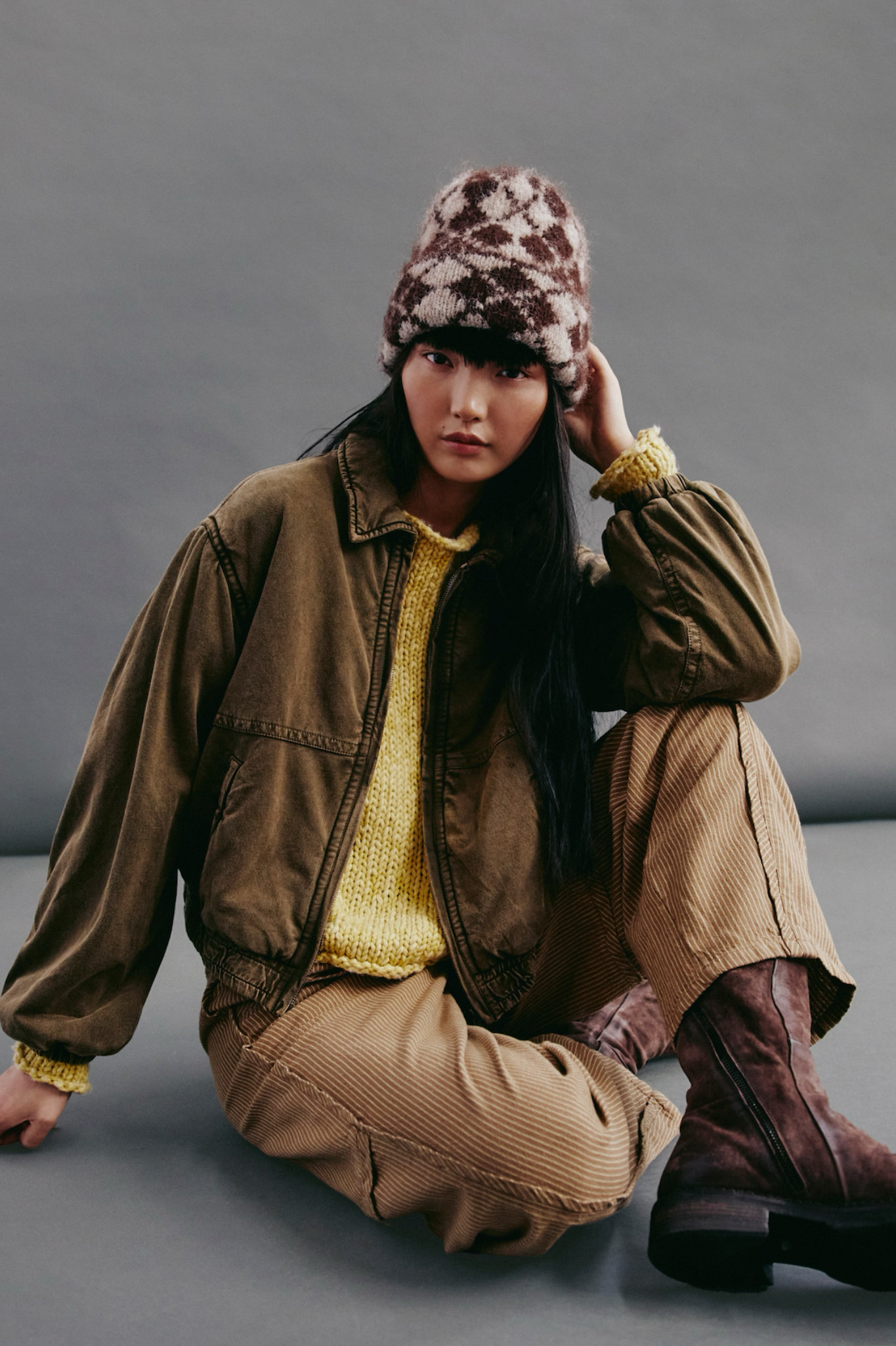 Birdie Olive Washed Jacket