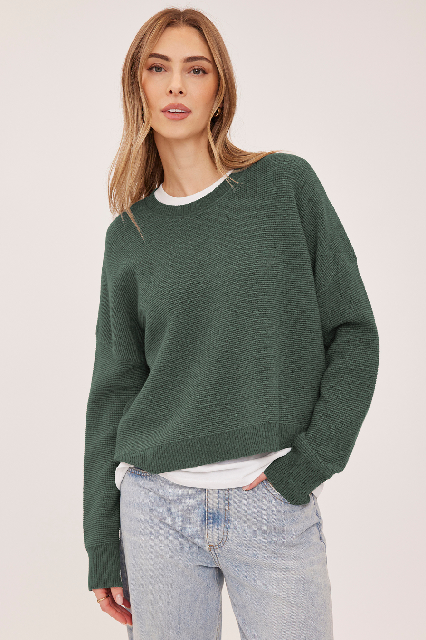 Axel Aspen Green Sweater