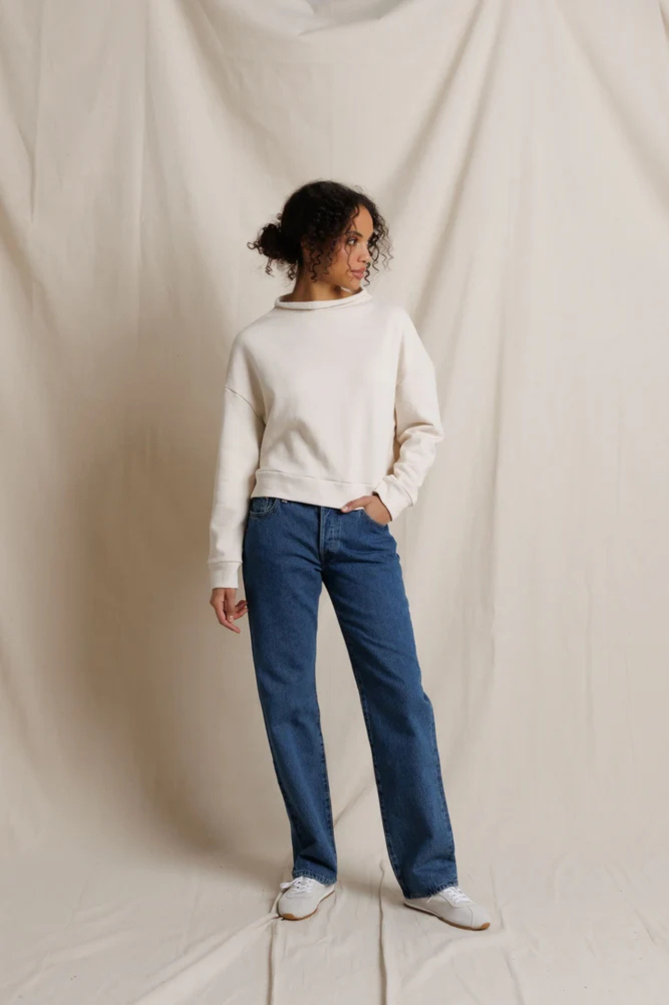 Arden Sugar Mock Neck Pullover