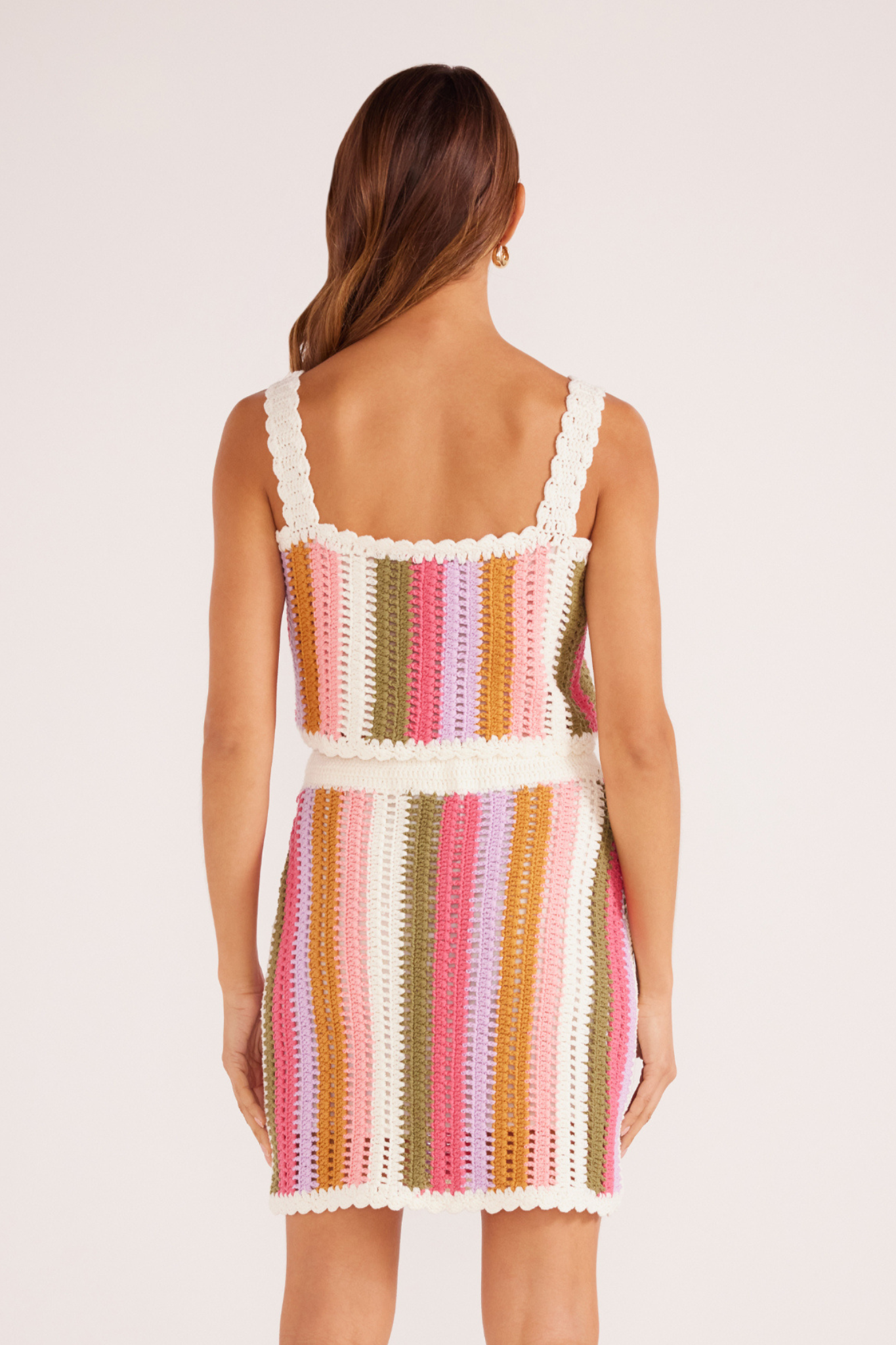 Lito Stripe Crochet Top