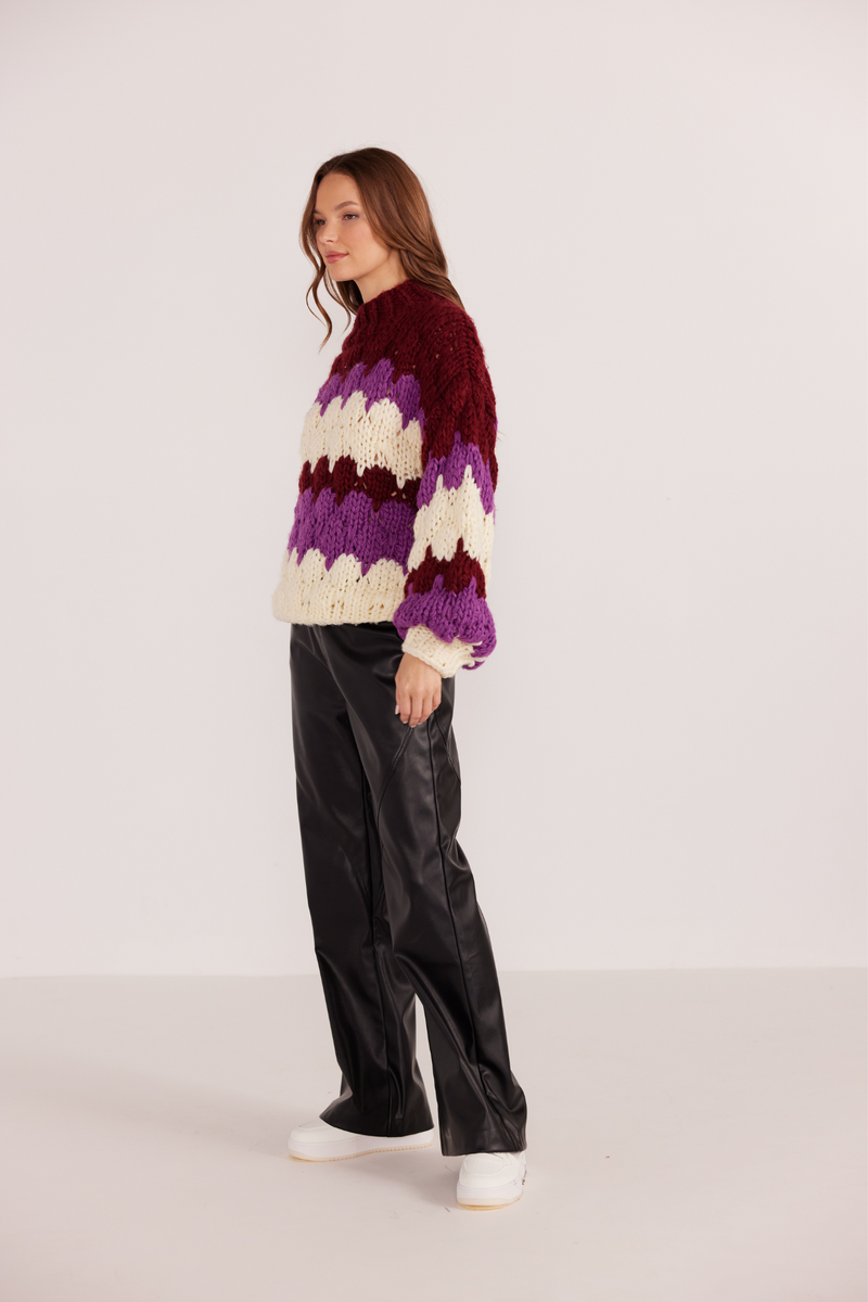 Margot Bobble Knit Sweater