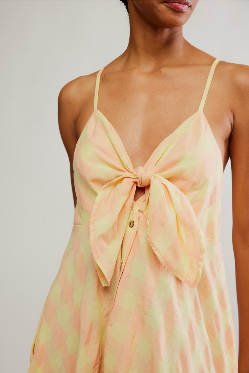 Via Creamsicle Midi Dress