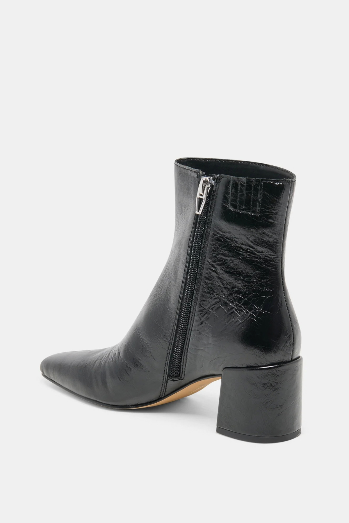 Bayra Midnight Crinkle Patent Boot