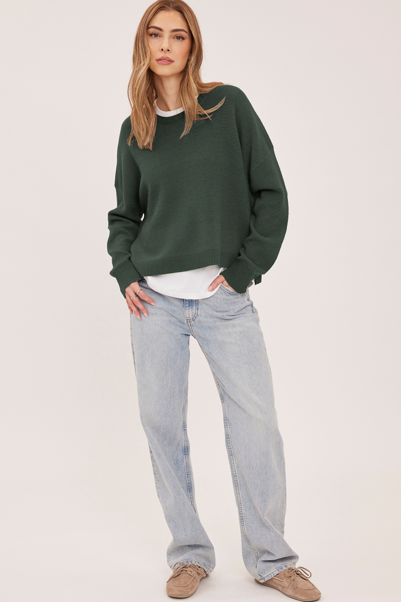 Axel Aspen Green Sweater