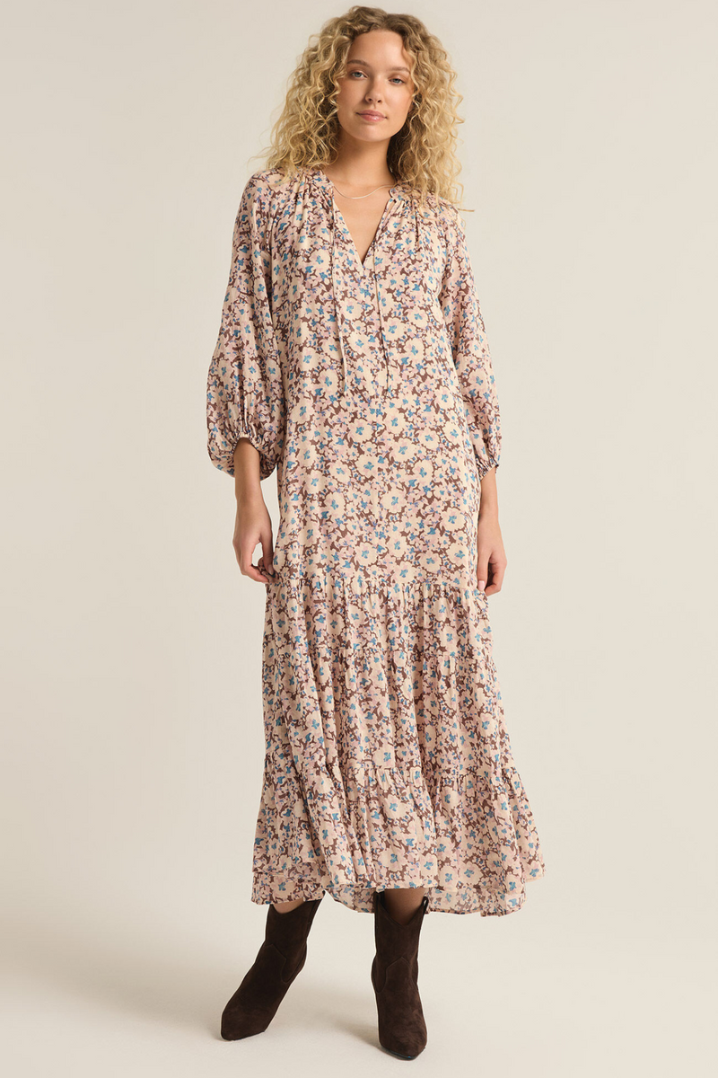 Char Floral Midi Dress