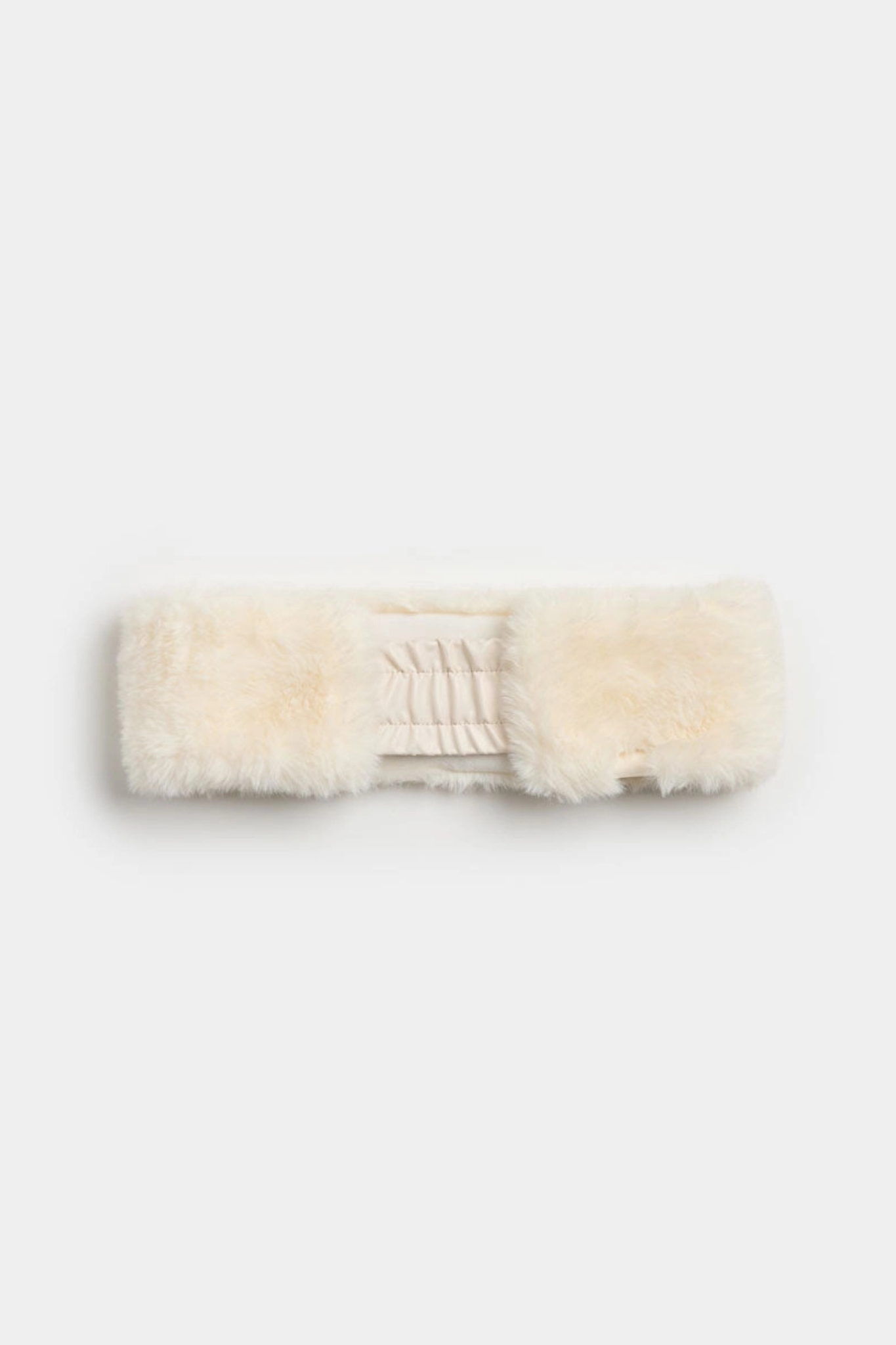 Ivory Faux Fur Headband