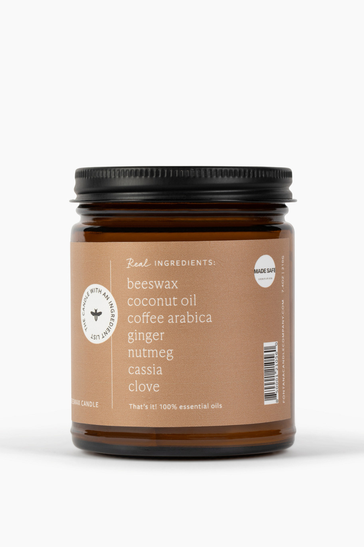 Spiced Latte Candle Jar