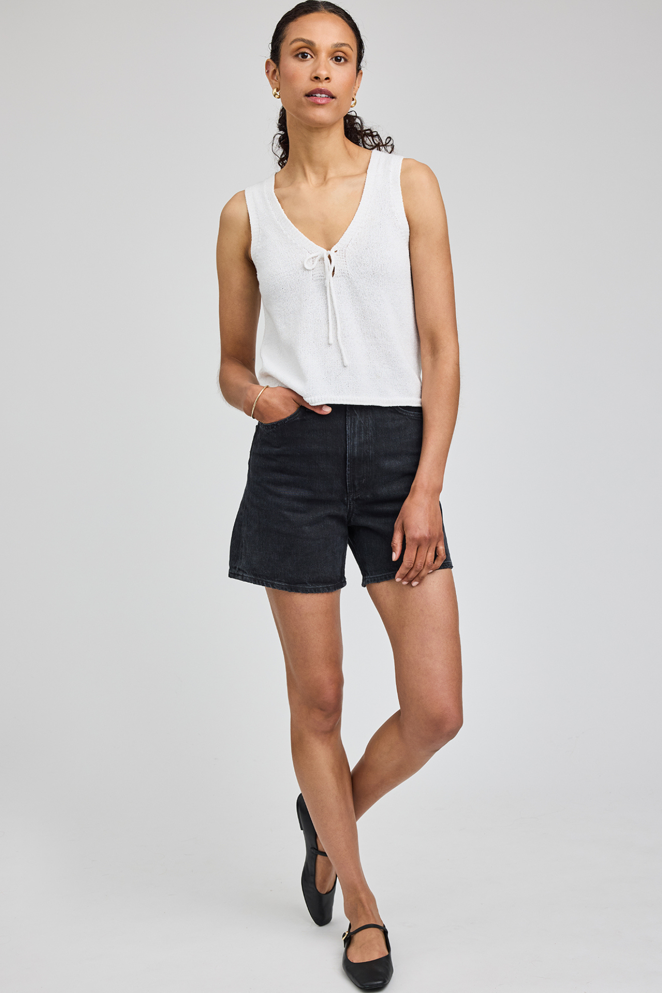 Rebel White Tank
