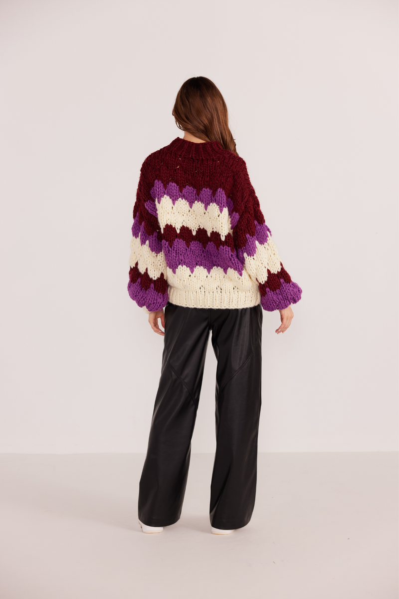 Margot Bobble Knit Sweater