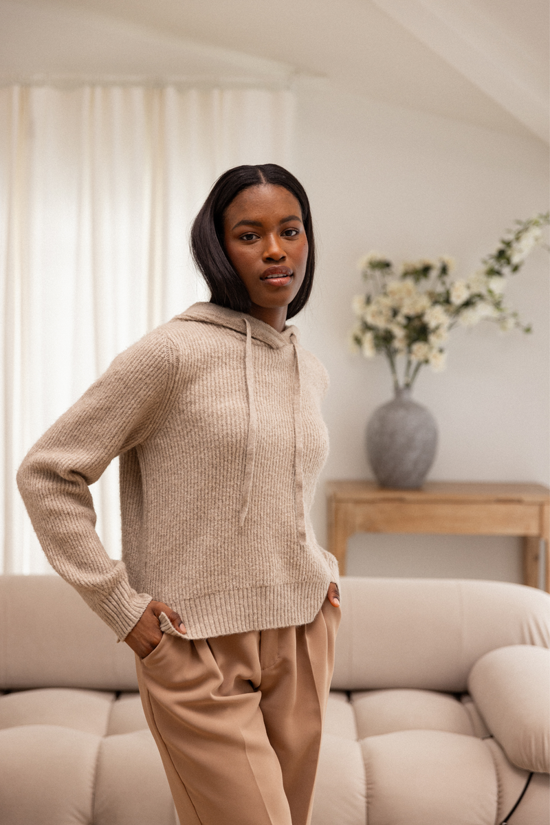 Alanis Heather Taupe Pullover