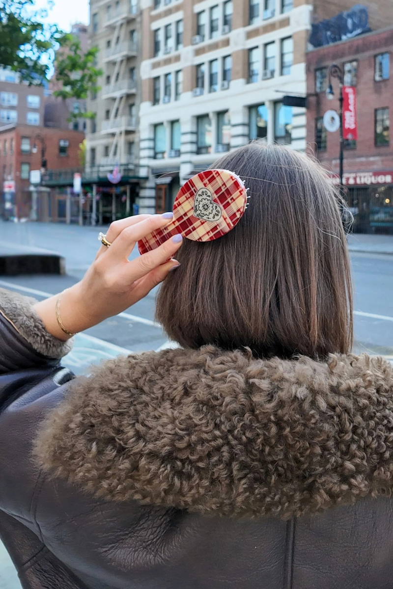 Paisley Heart Handbag Hero Brush