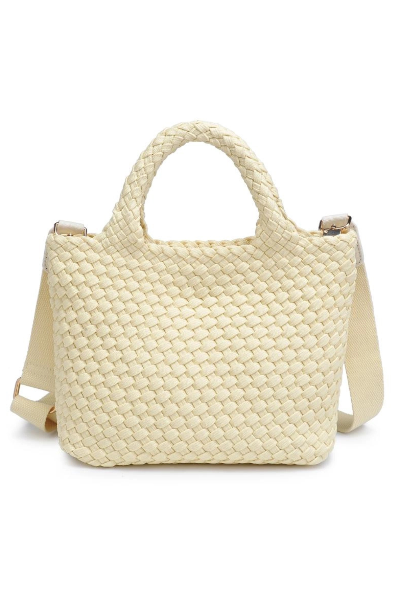 Sky's The Limit Small Butter Laced Up Tote