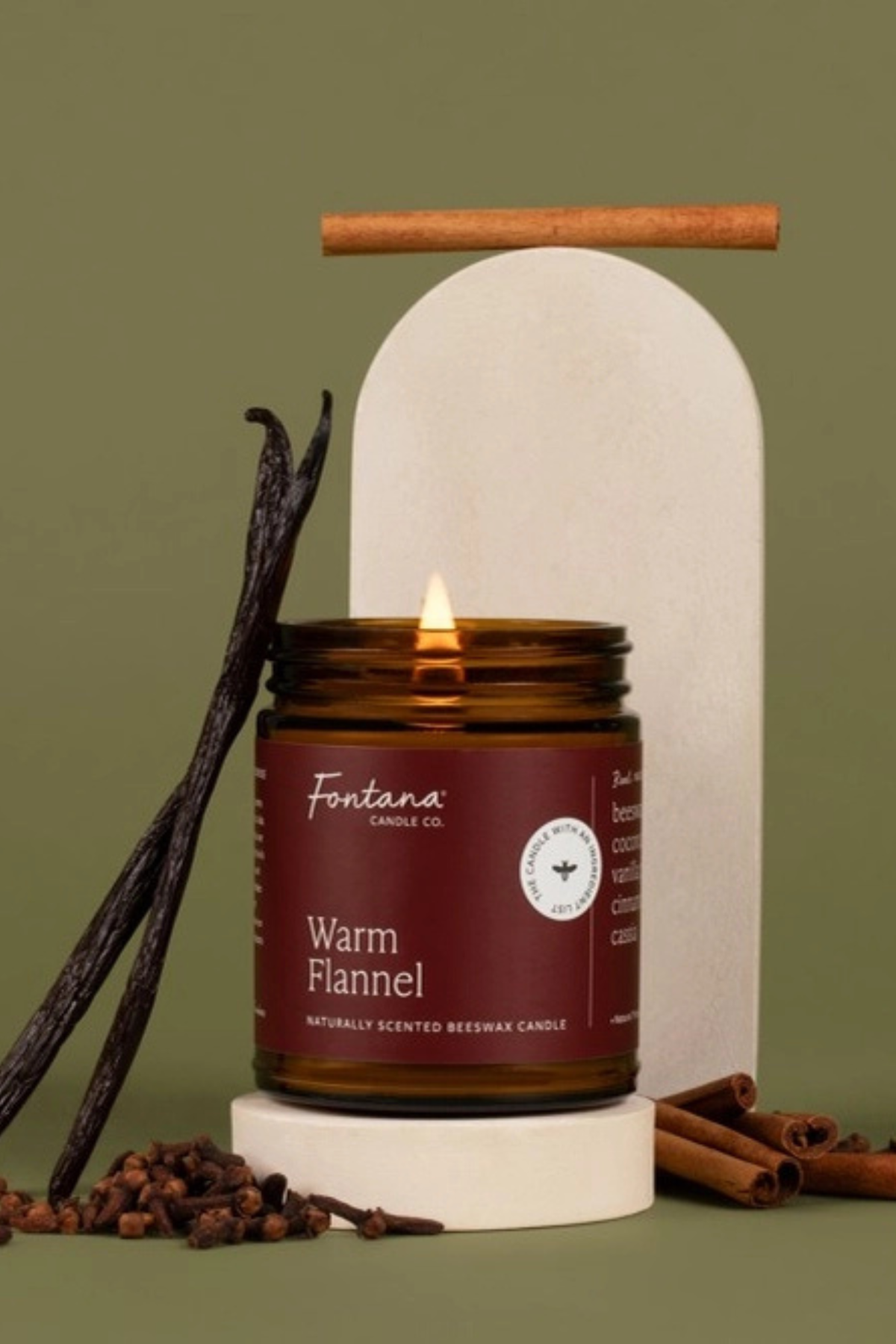 Warm Flannel Candle Jar