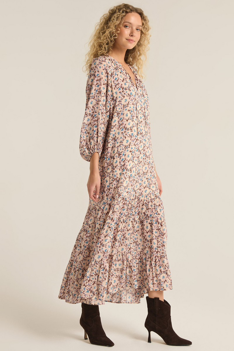 Char Floral Midi Dress