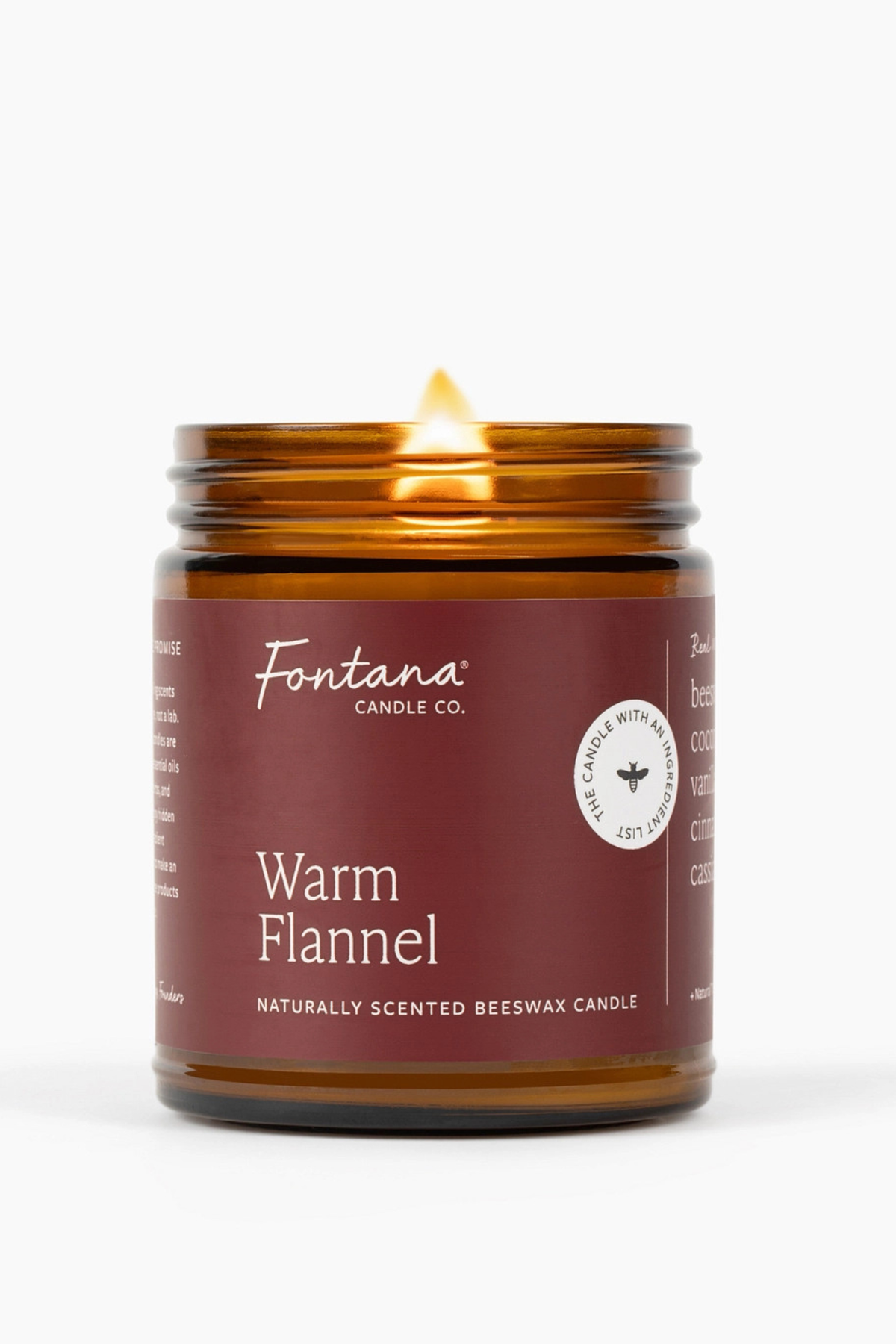 Warm Flannel Candle Jar
