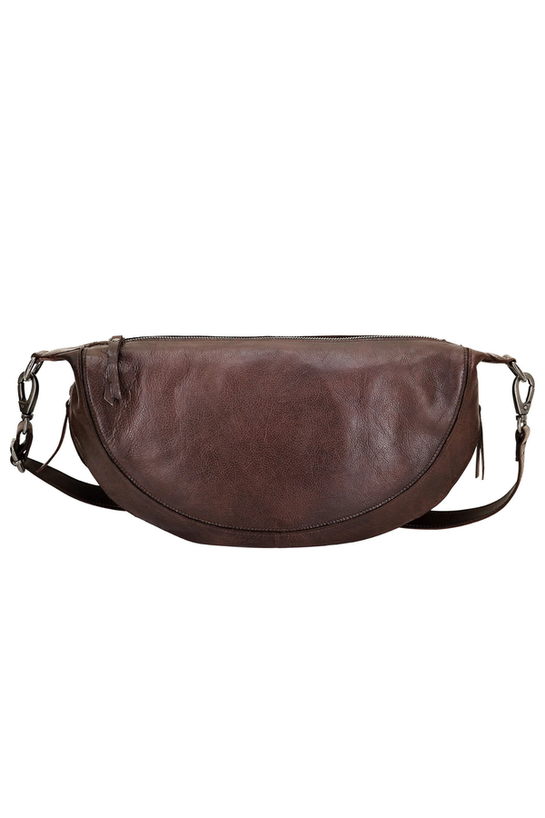Callie Brown Leather Sling Bag