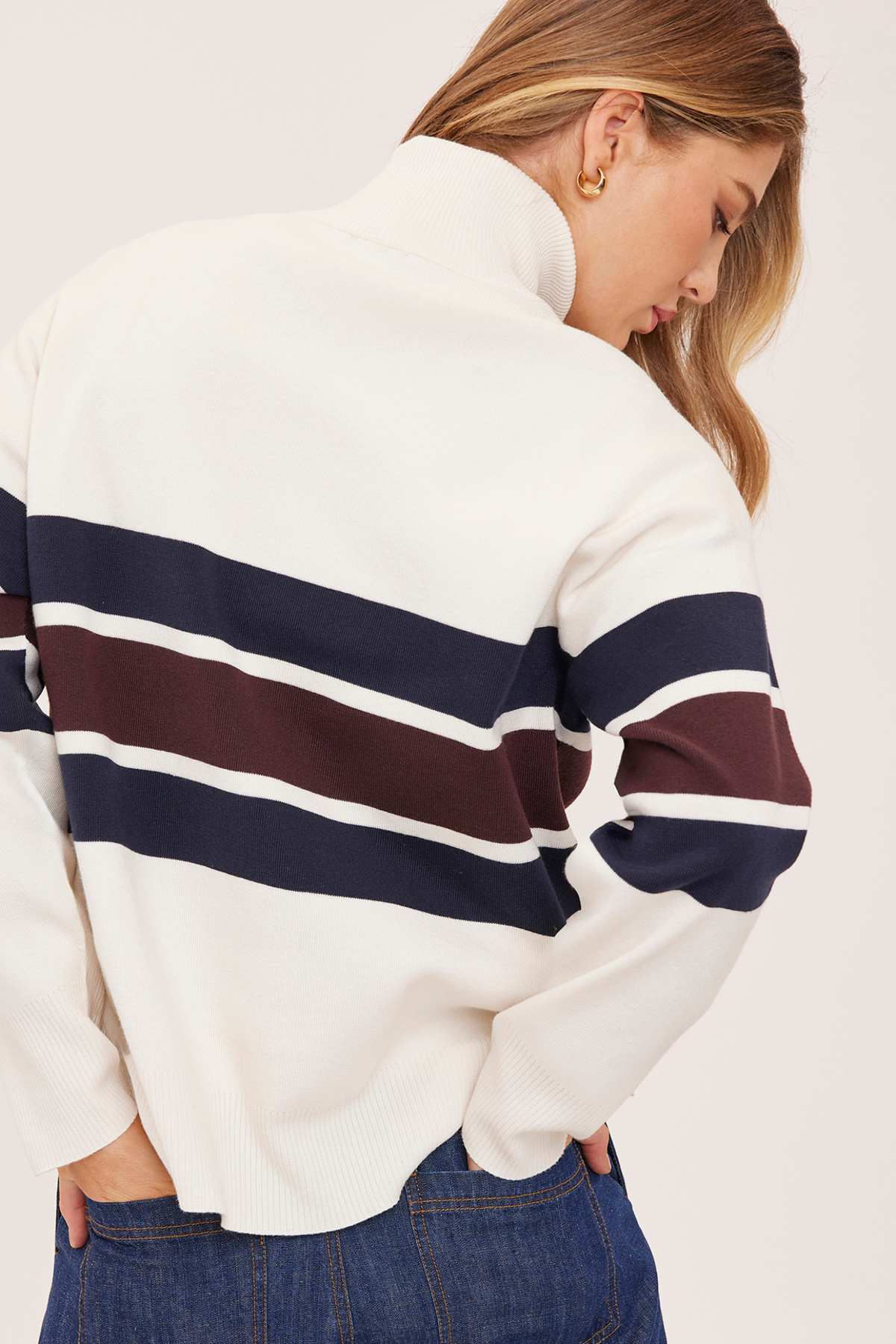 Idris Stripe Pullover