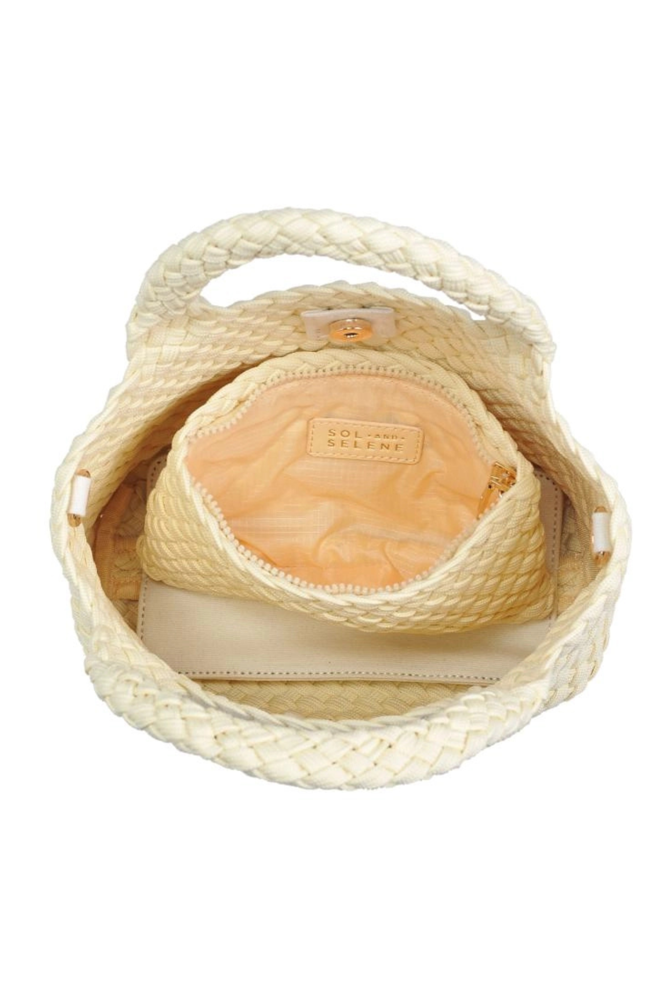 Sky's The Limit Small Butter Laced Up Tote