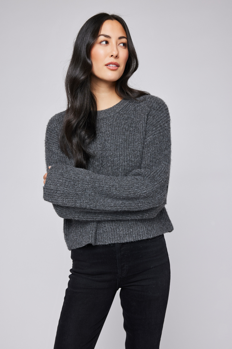 Taylyn Heather Charcoal Sweater