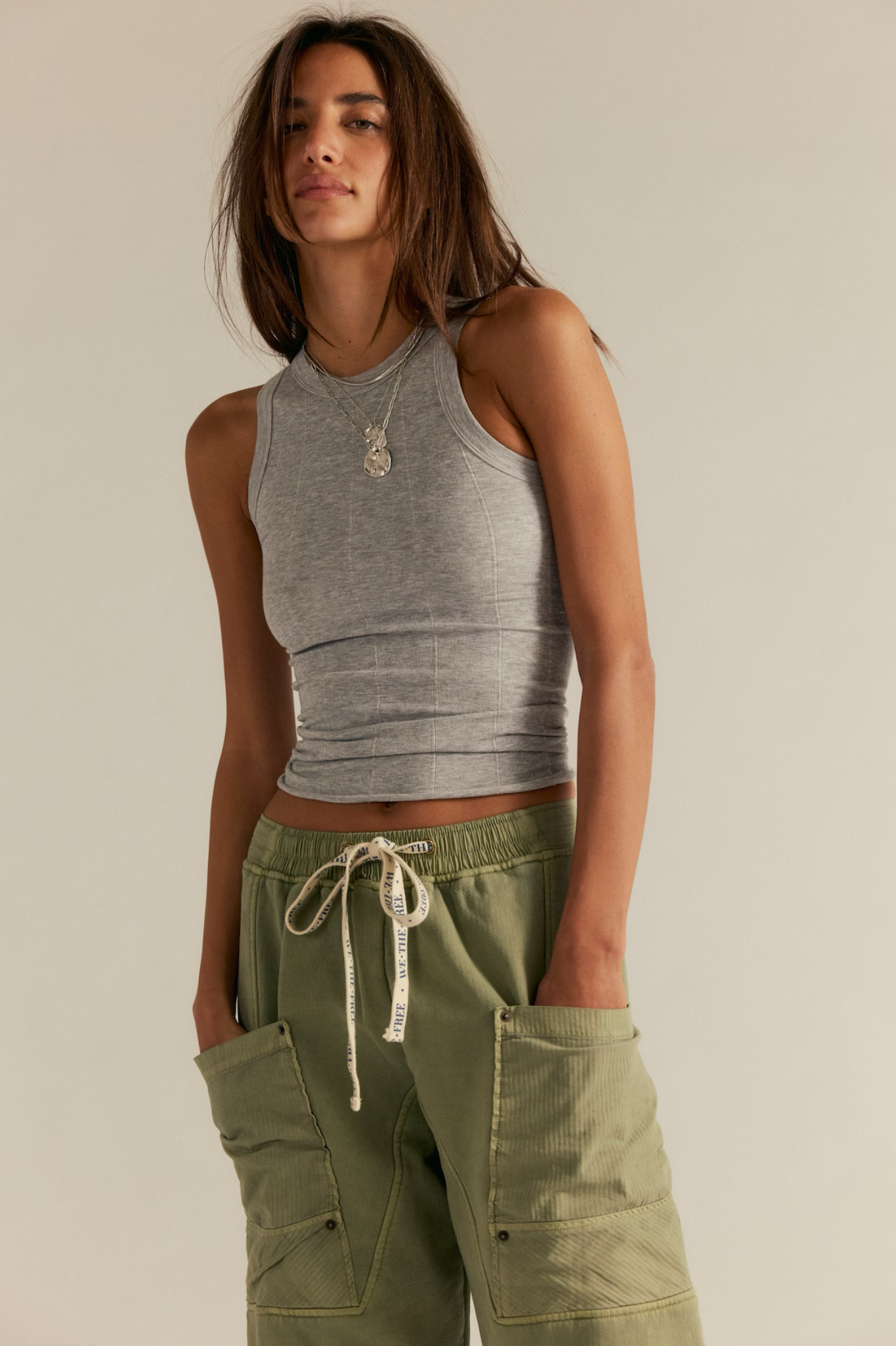 So Soft Heather Grey Seamless Tank