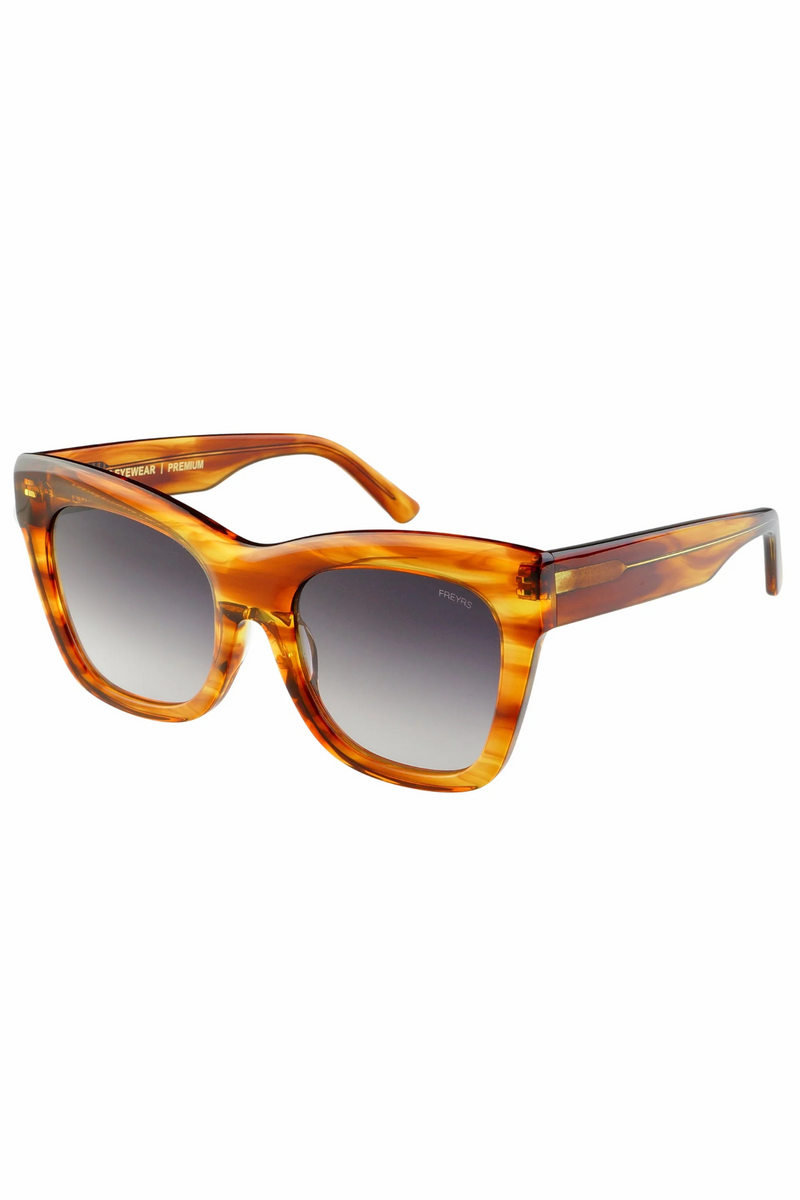 Palermo Brown Acetate Oversized Sunglasses