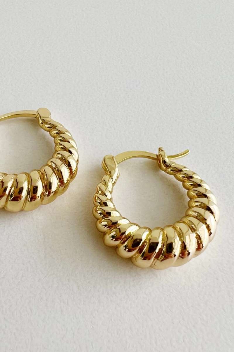 Endless Weekend Croissant Twist Hoops