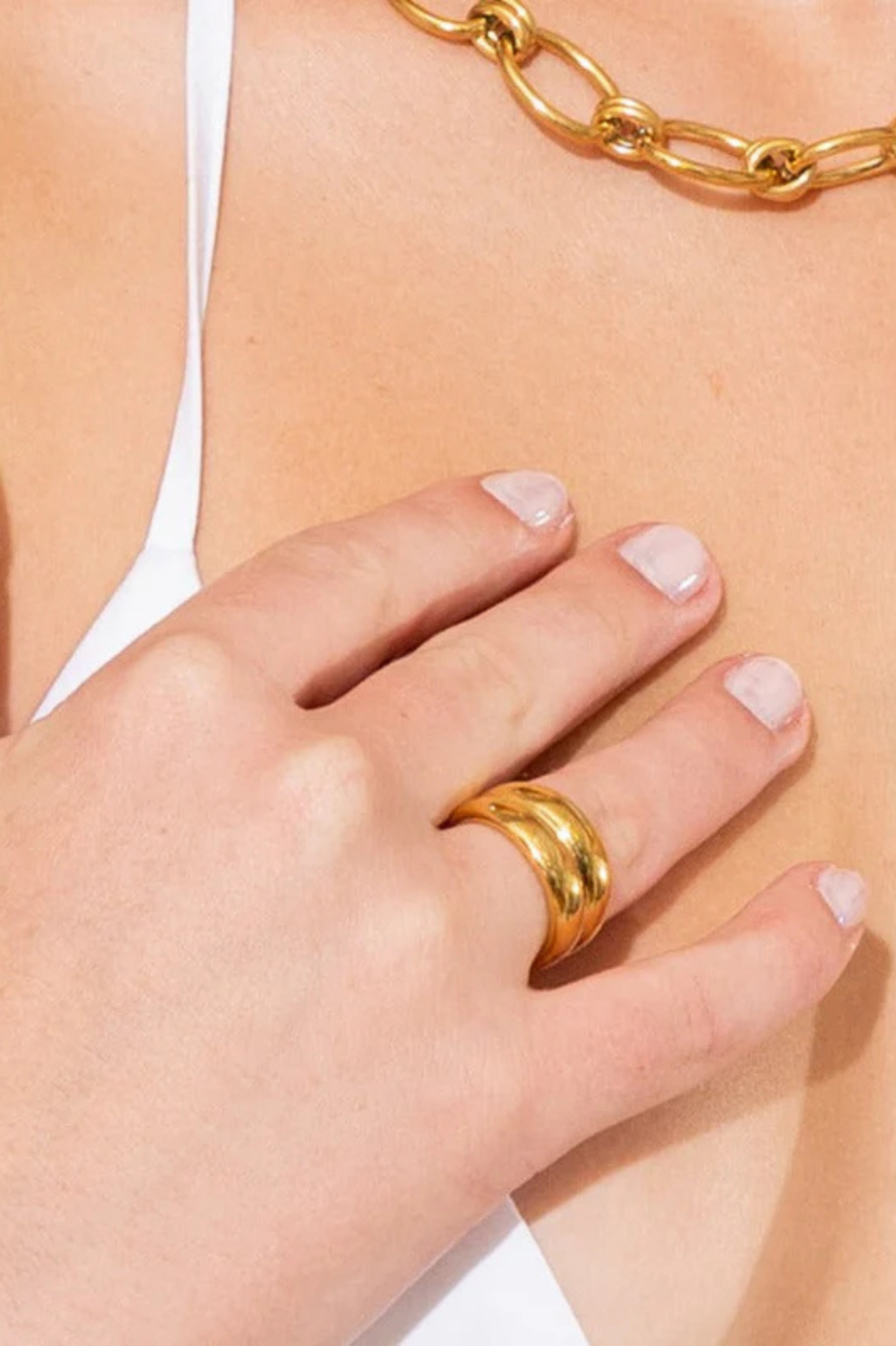 Gold Twin Ring