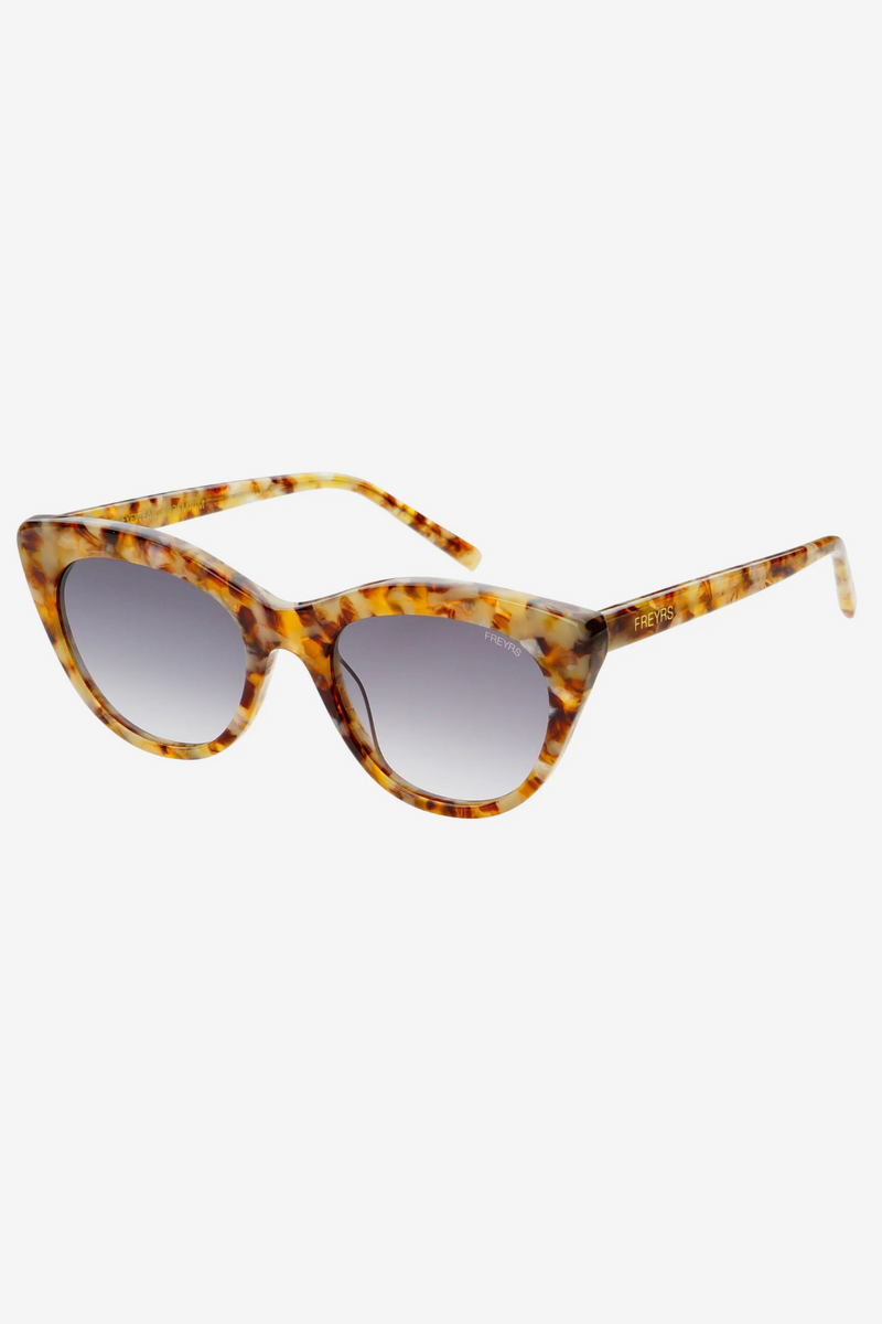 Lily Brown Pearl Acetate Cat Eye Sunglasses