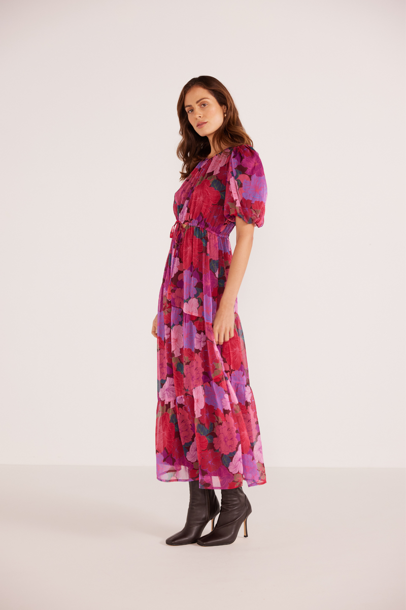 Lexie Floral Blooms Midi Dress