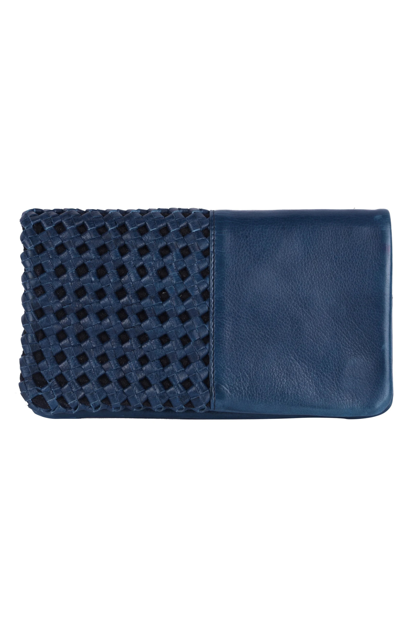 Whitney Denim Leather Wallet
