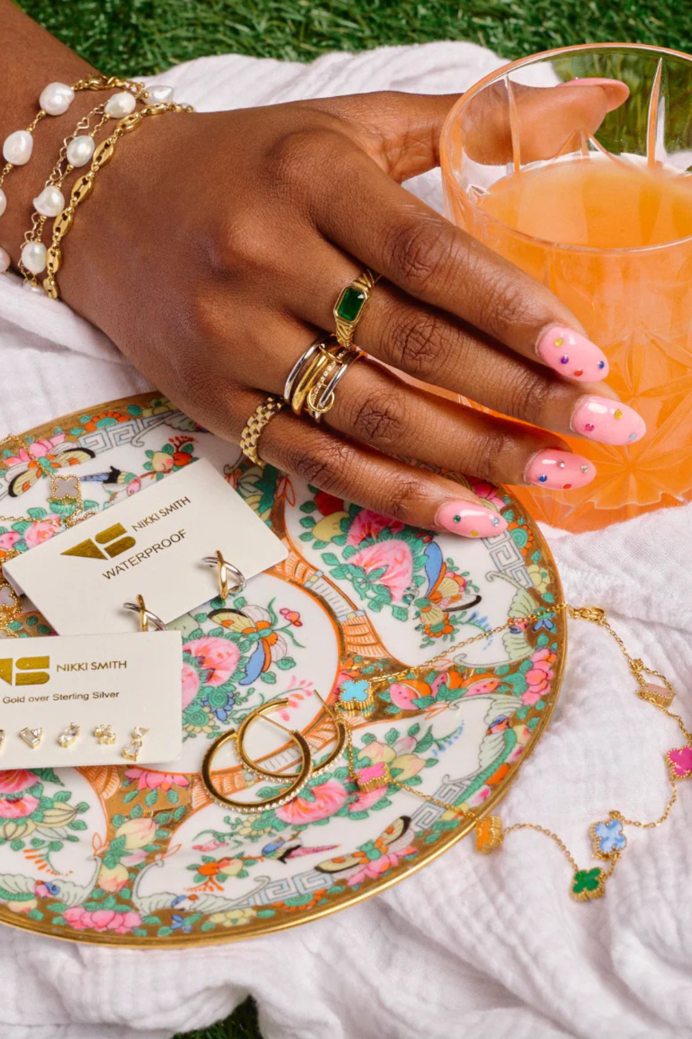 Olivia Mixed Metal Stacked Ring Set