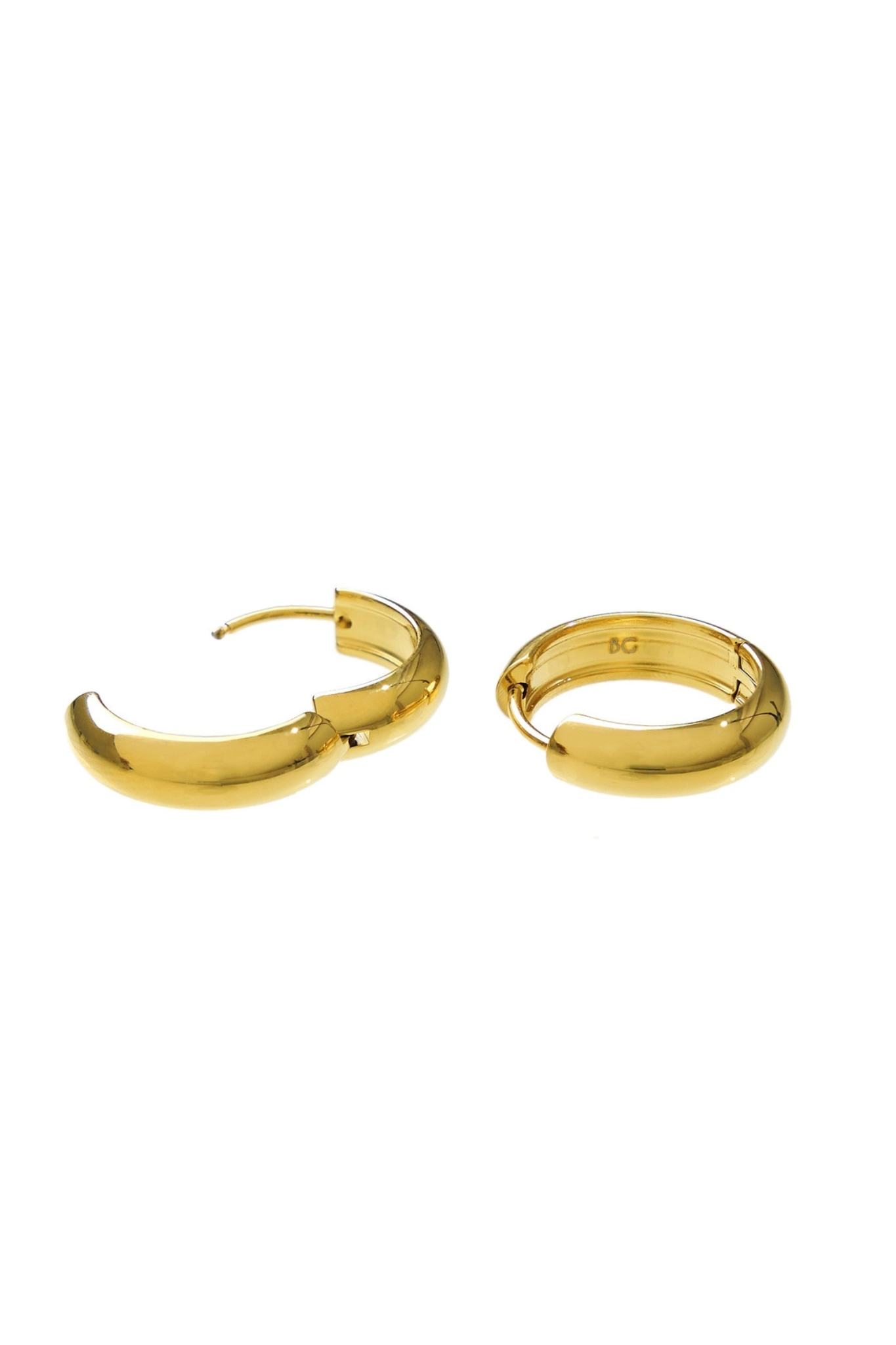 Yellow Gold Everyday Hoops
