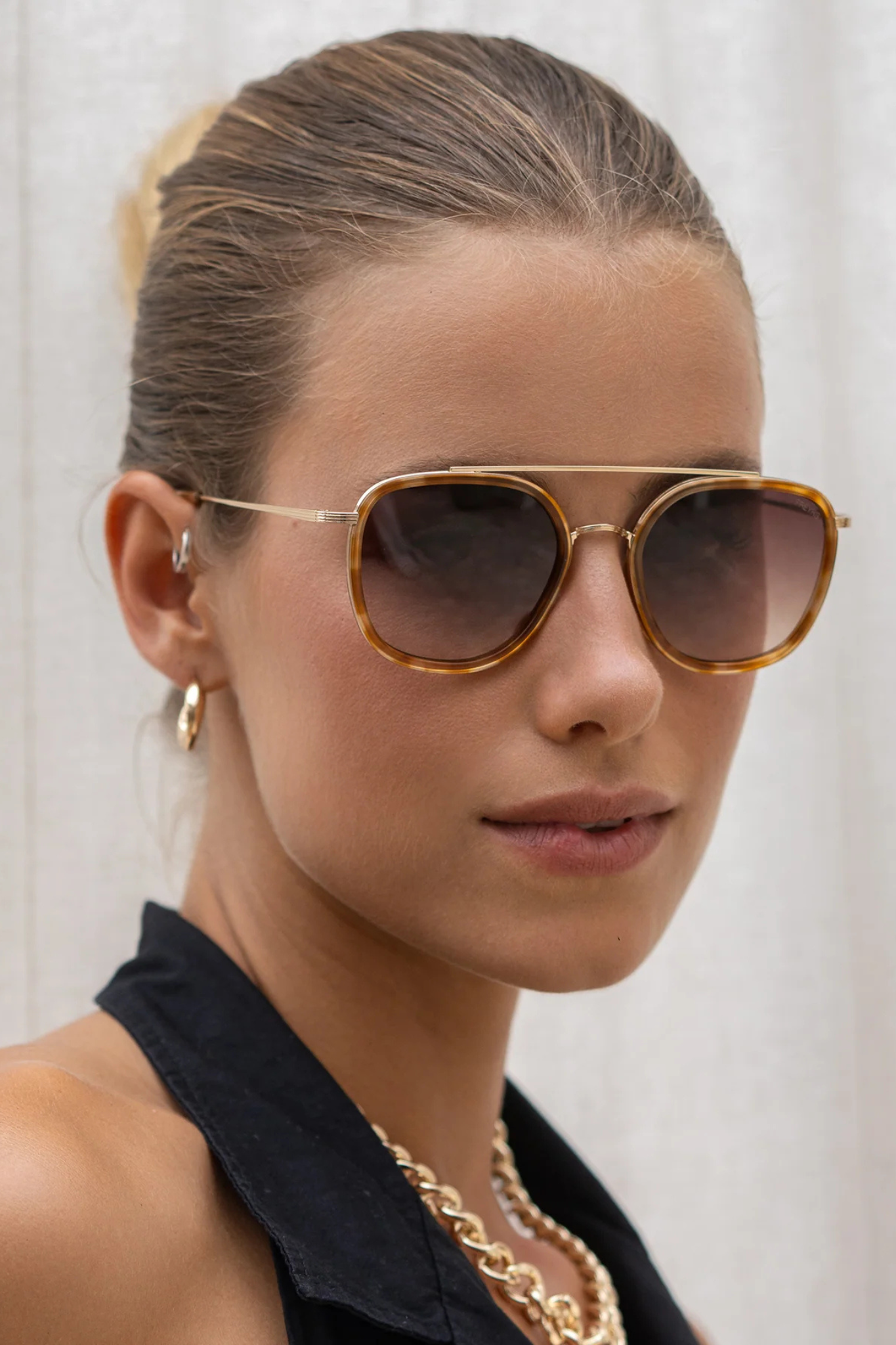 Weston Light Tortoise/Brown Acetate Sunglasses