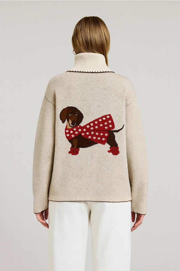 Dachshund Sweater Cardigan