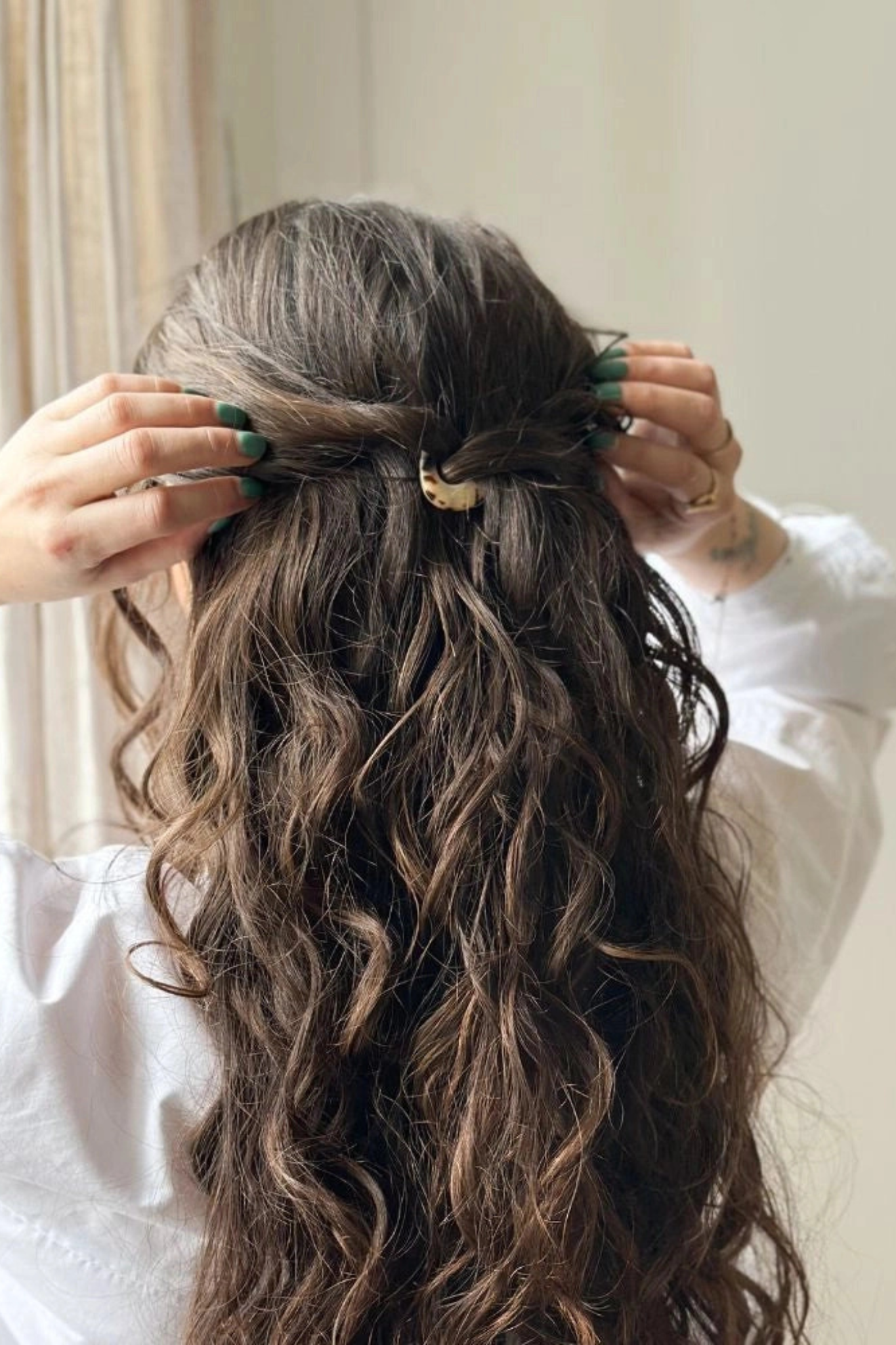 Round Tortoise Hair Pin