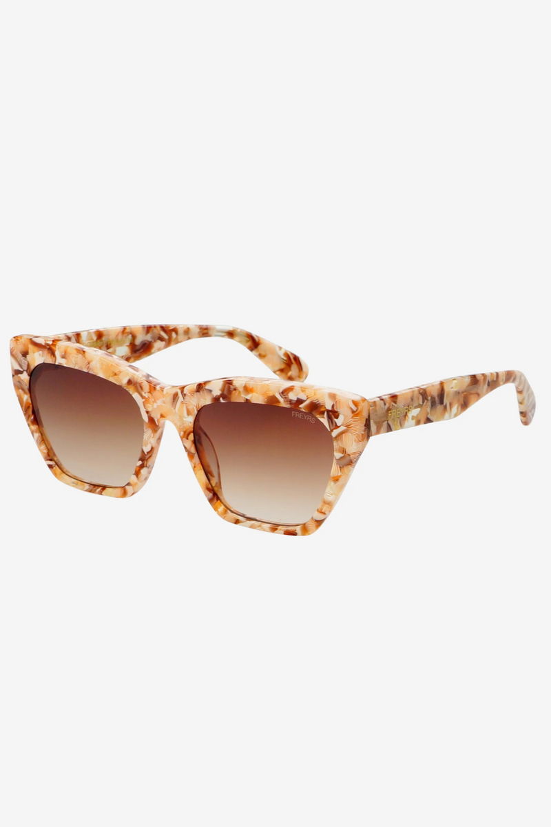 Gia Pink Pearl Acetate Cat Eye Sunglasses