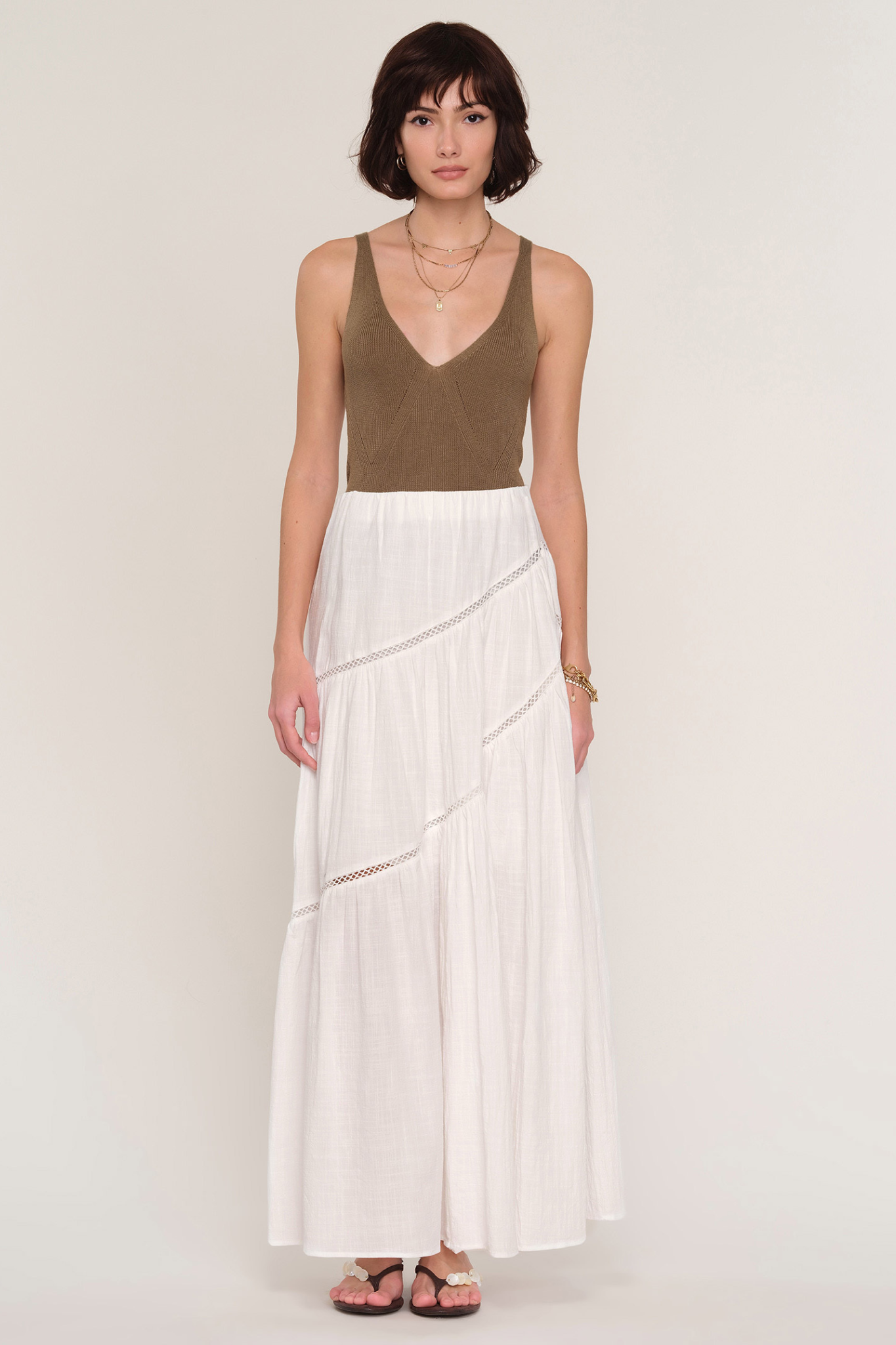 Frankie Eggshell Skirt