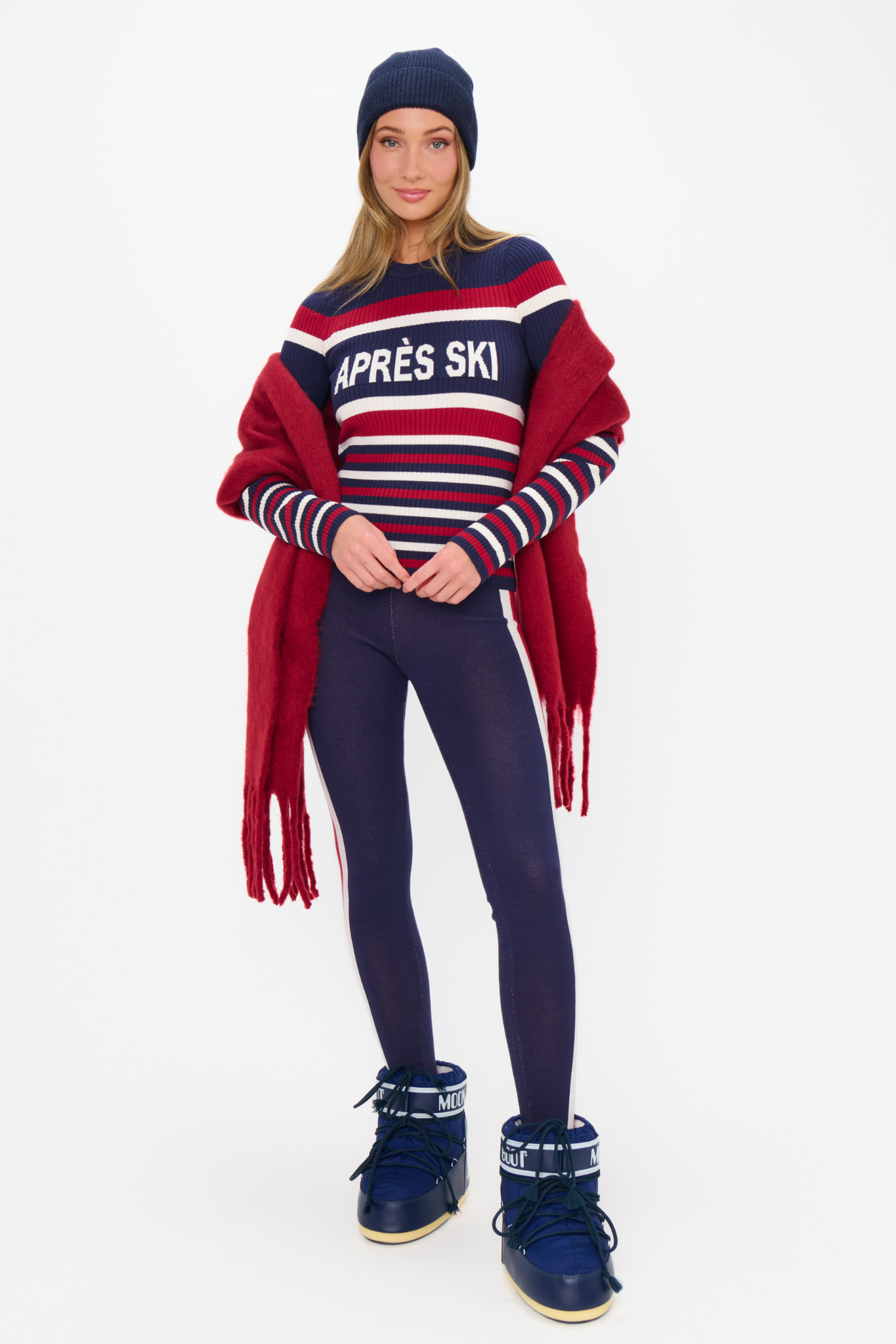 Apres Ski Navy Slopes Sweater
