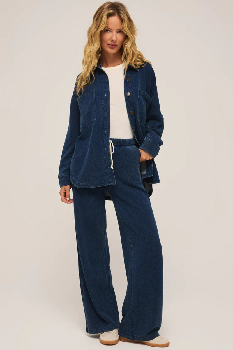 Hunter Indigo Denim Knit Pant