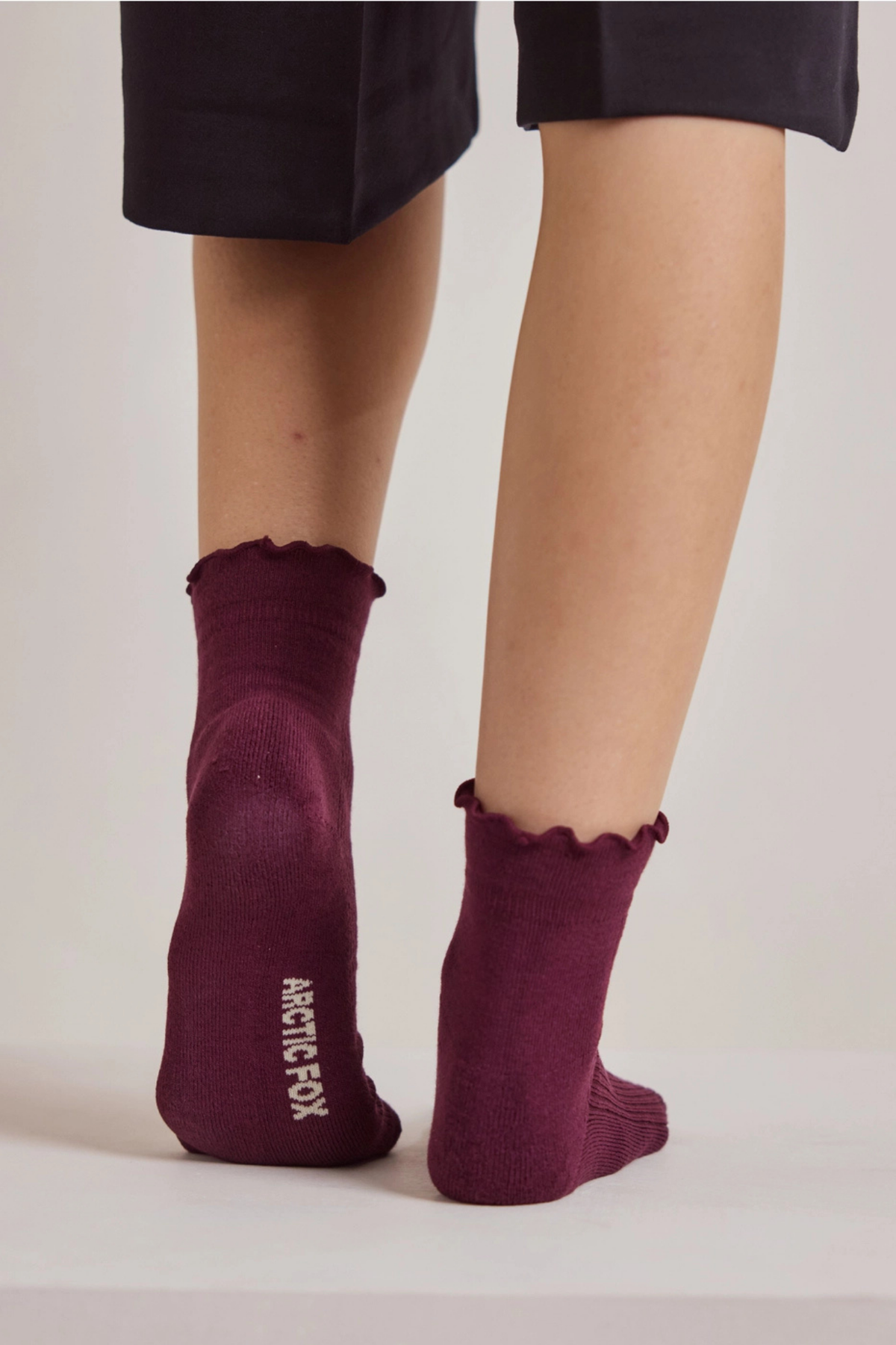 Cherry Ruffle Socks