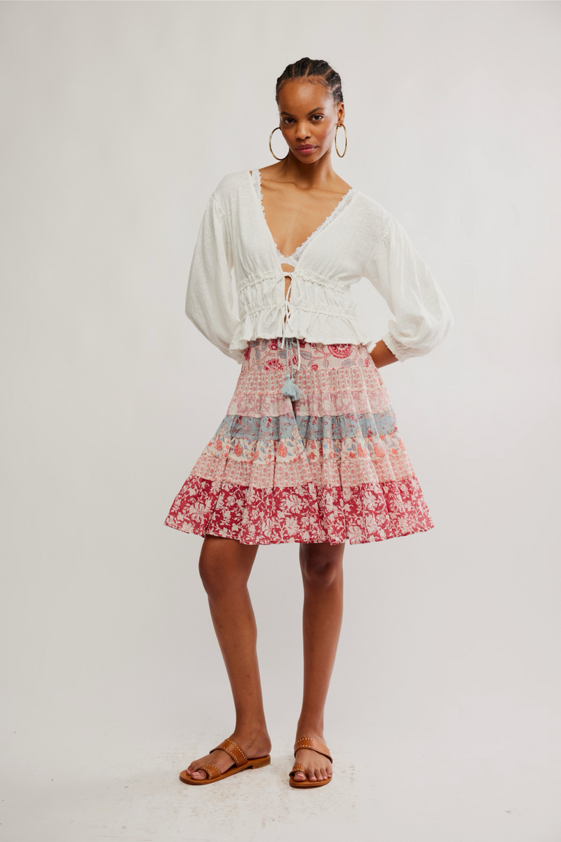 Let's Go Ivory Blouse