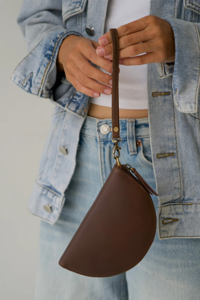 Wedge Wallet - Dark Saddle