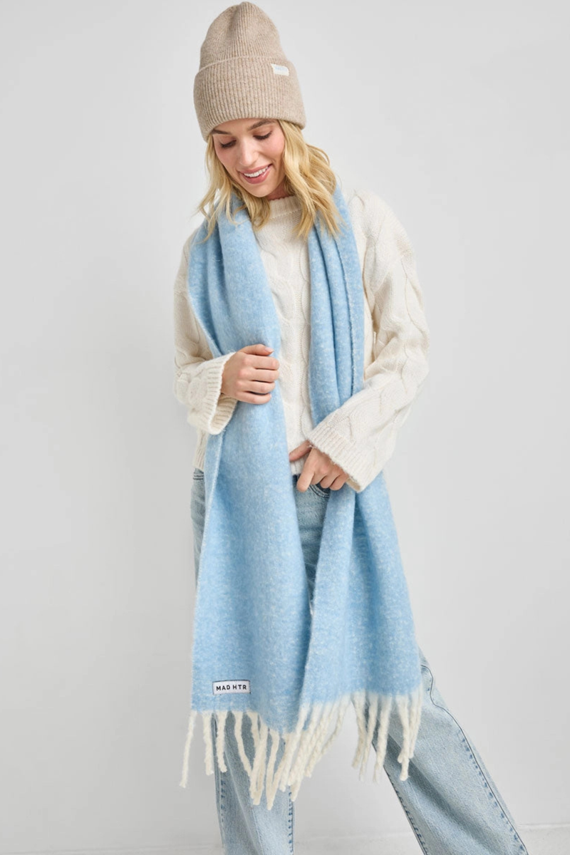 Blue Blanket Scarf