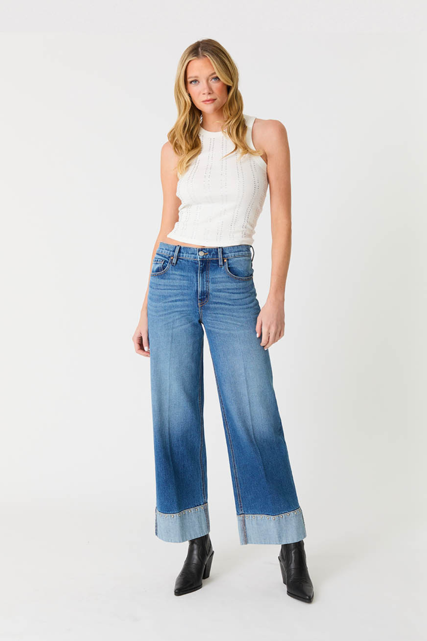 Parker Blue Moment Studded Cuffed