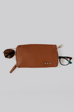 Brown 2-in-1 Glasses Case