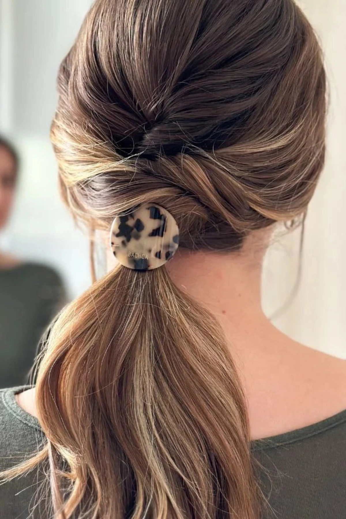 Tortoise Decorative Hair Elastic