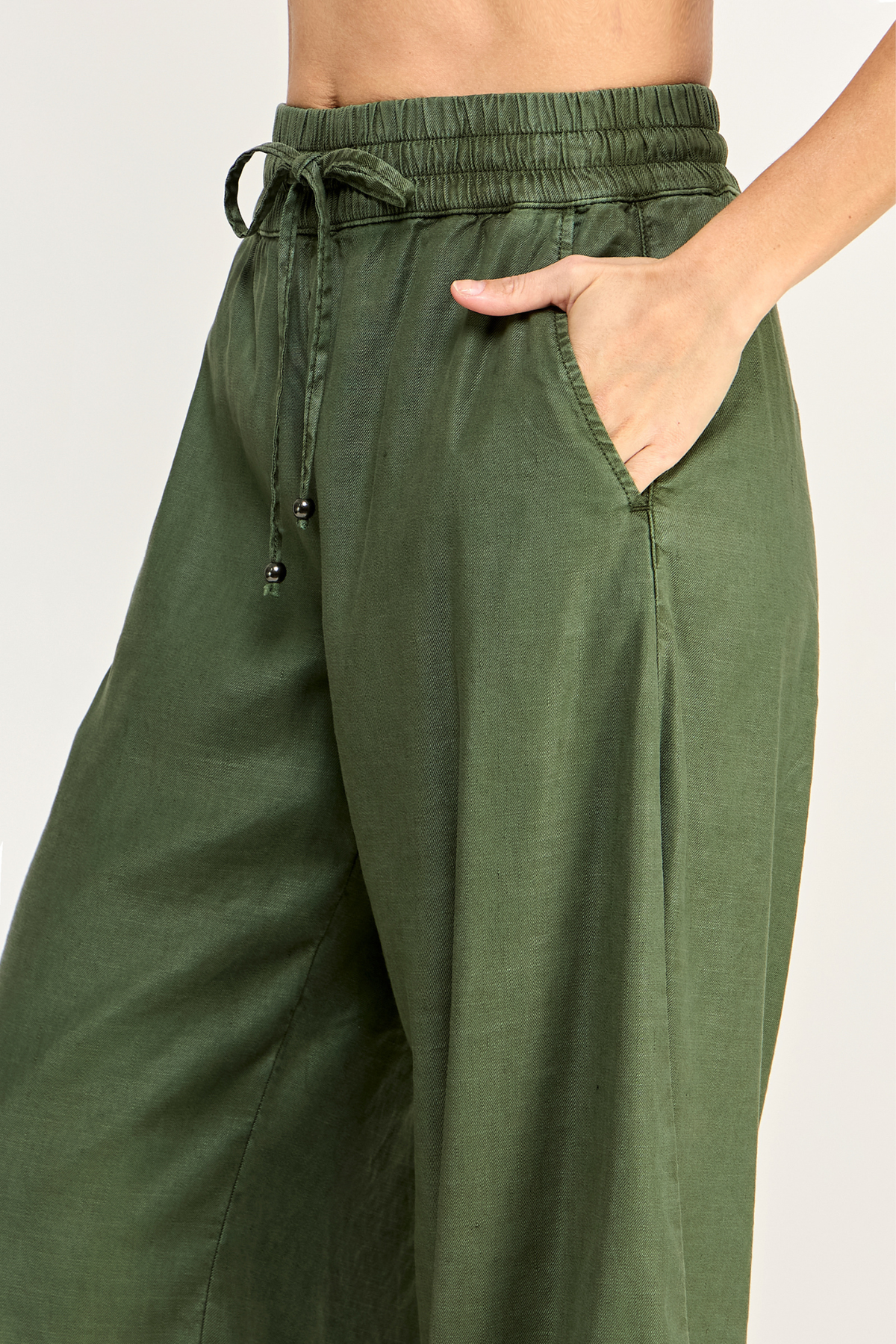Ellie Avocado Mini Balloon Pant