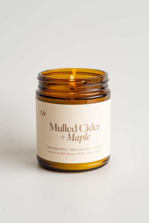 Mulled Cider + Maple Candle