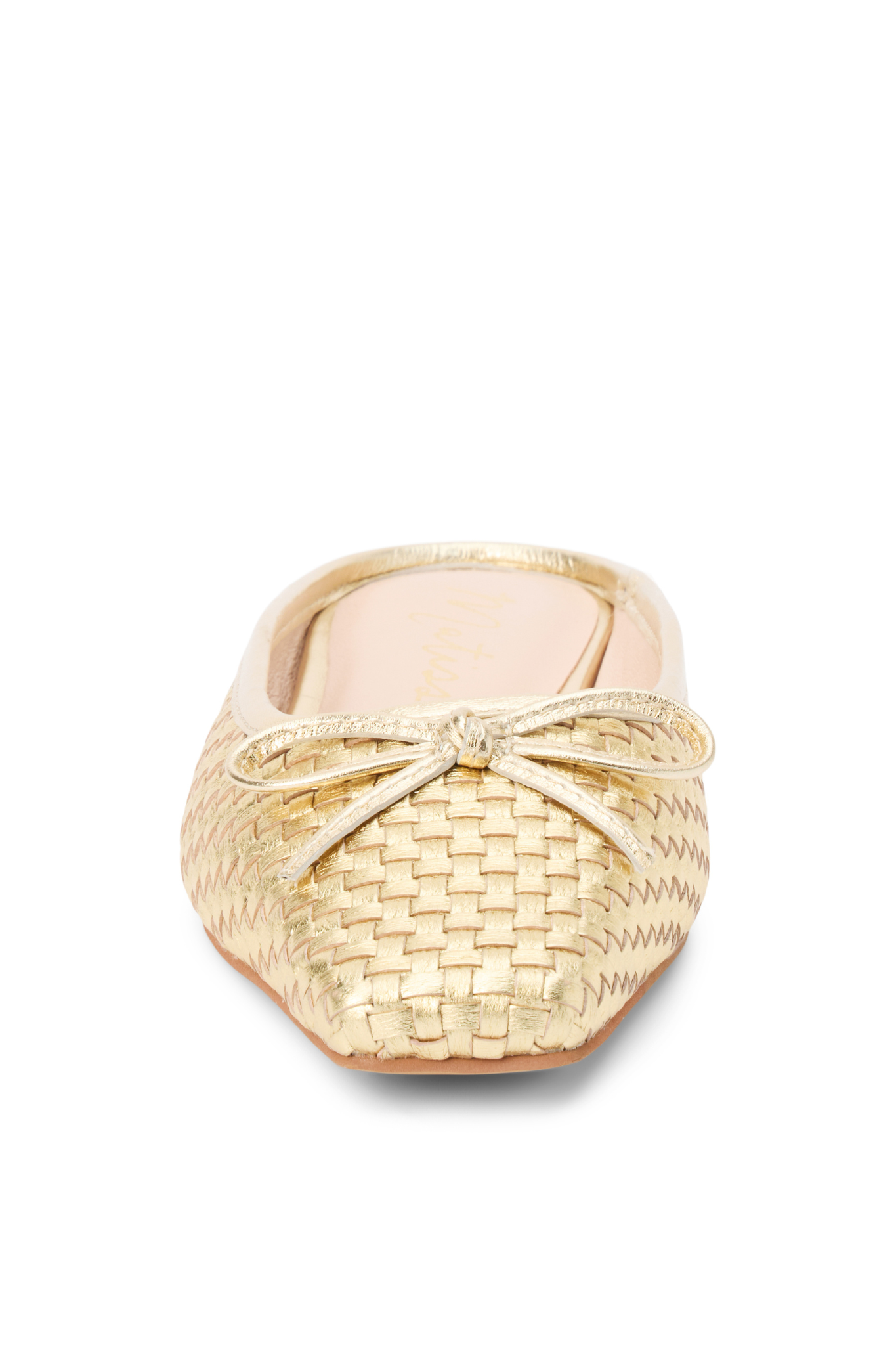 Remy Gold Woven Flat