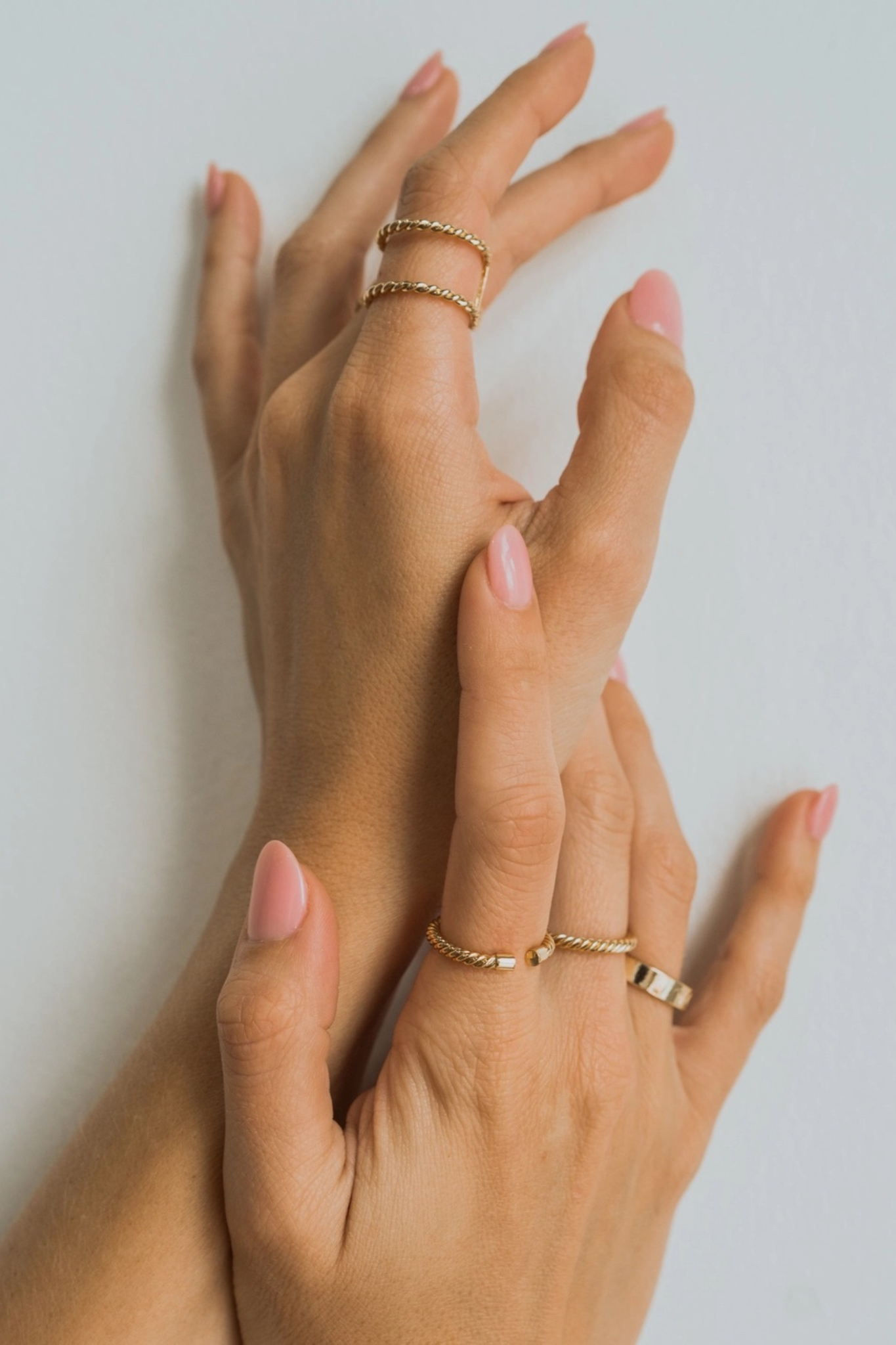 Twisted Aspen Double Ring